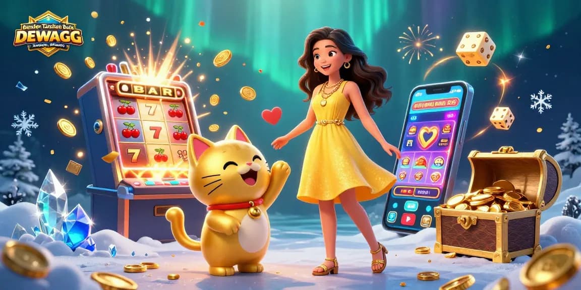 Engage with Bandar Taruhan Bola Online Dewagg, DEWAGG and join the jackpot excitement with golden coins.
