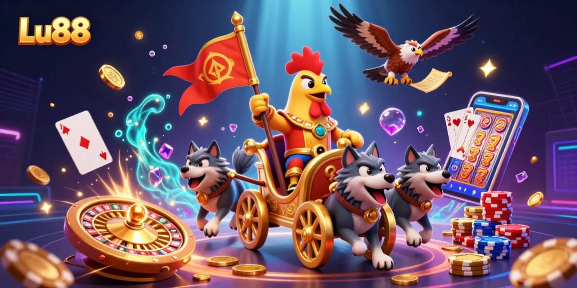 Spin the Lu88 roulette wheel and conquer the jackpot with captivating gold and vibrant gems!