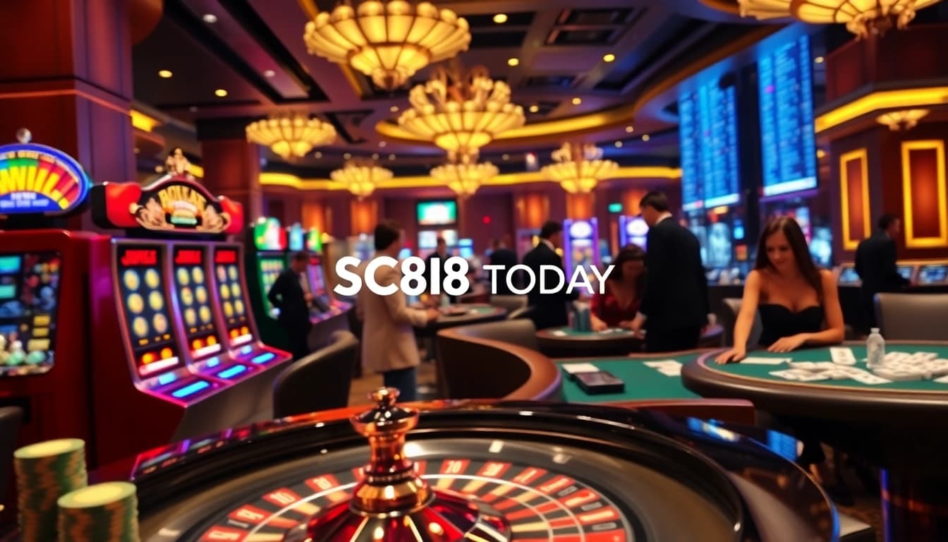 Experience the thrill of online gambling at https://sc88.today/ with vibrant slot machines and poker tables.