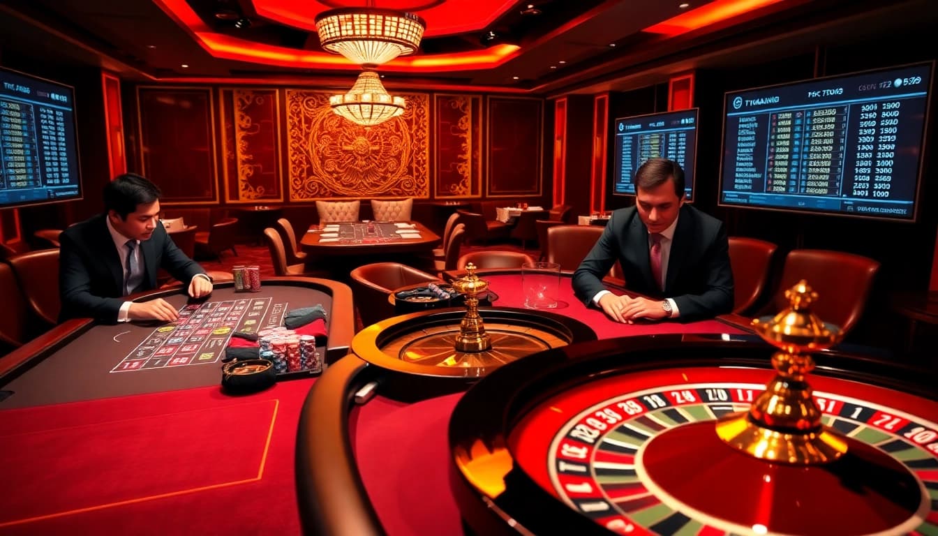Experience the thrill of gambling at https://vin88z.net/ with vibrant casino tables and engaging players.