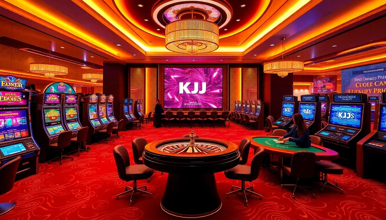 KJC casino offers an exhilarating gaming experience with vibrant slot machines and live poker tables.