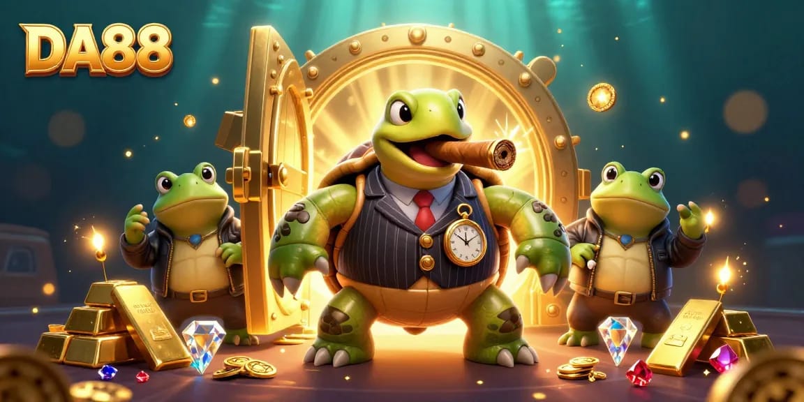 Win big with DA88’s colorful casino adventure featuring charismatic characters and treasure elements.