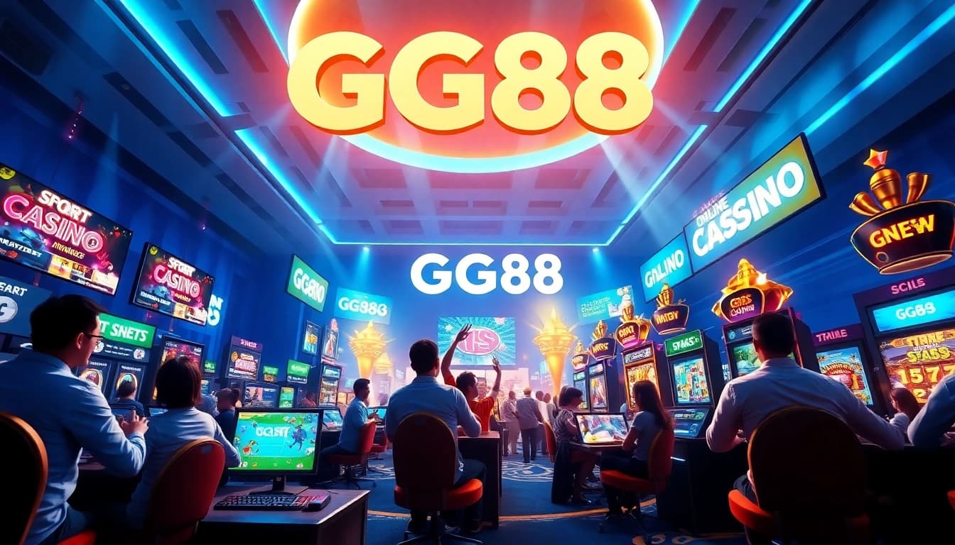 GG88 online gaming experience with players engaging in betting, vibrant atmosphere.