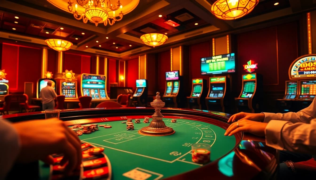The excitement of betting on roulette at https://kim88.center/, showcasing casino tables and real-time players.
