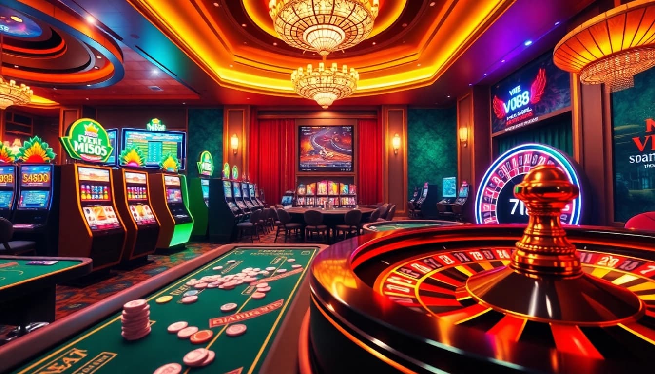 Experience the thrill of online gambling at VU88 with vibrant casino games and rich graphics.