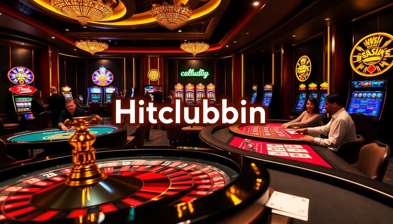 Experience exciting betting at Hitclubbin with players engaged at a roulette table.