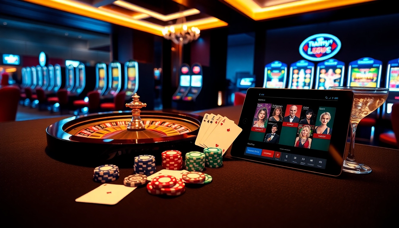 Experience the excitement of https://lc88comm.com/ with a luxurious gaming table featuring roulette and poker elements.
