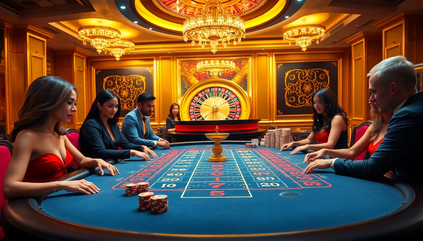 Experience the excitement of gambling at https://888vi.com.co/ as players engage in a lively casino scene.