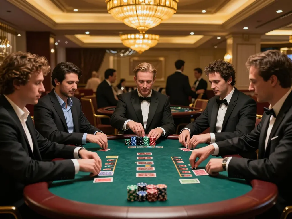 Players enjoying an exhilarating blackjack game at WinWin Casino, showcasing strategy and action