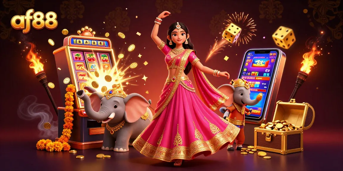 Experience thrilling wins at af88 with a vibrant casino scene featuring colorful slot machines and rich rewards.
