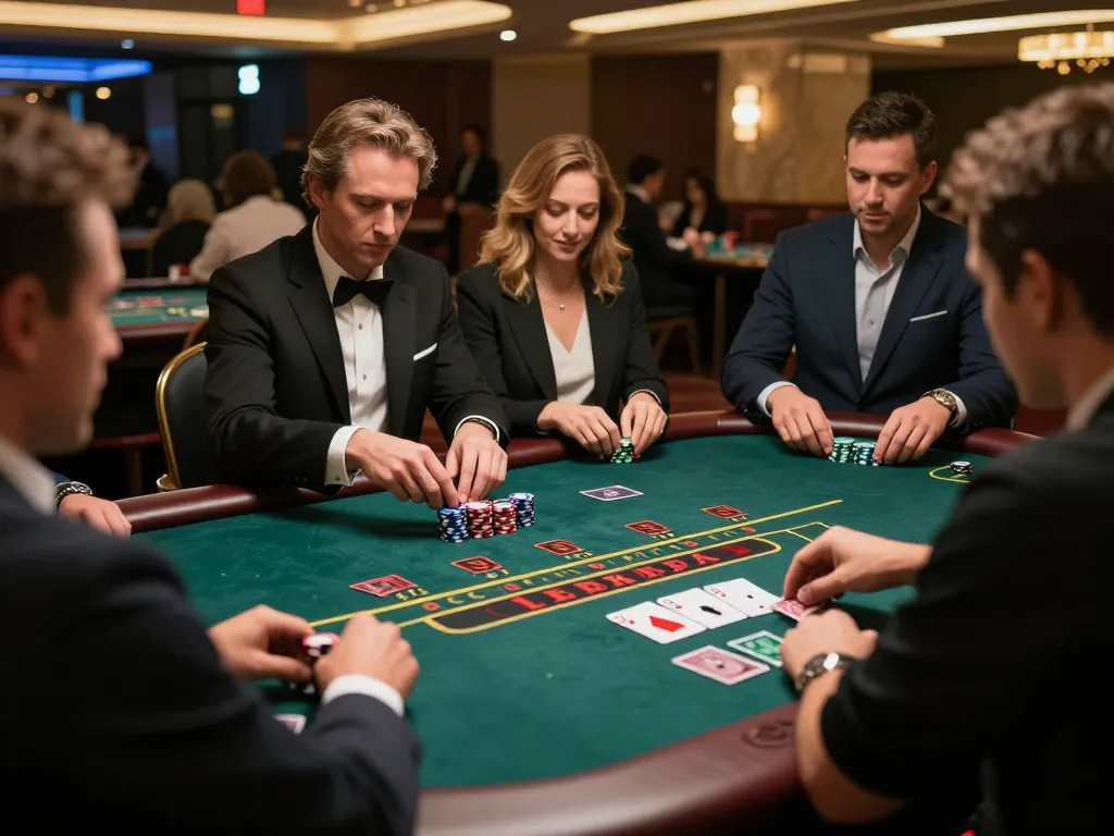 Players at U888 live blackjack table celebrating wins amidst engaging gameplay