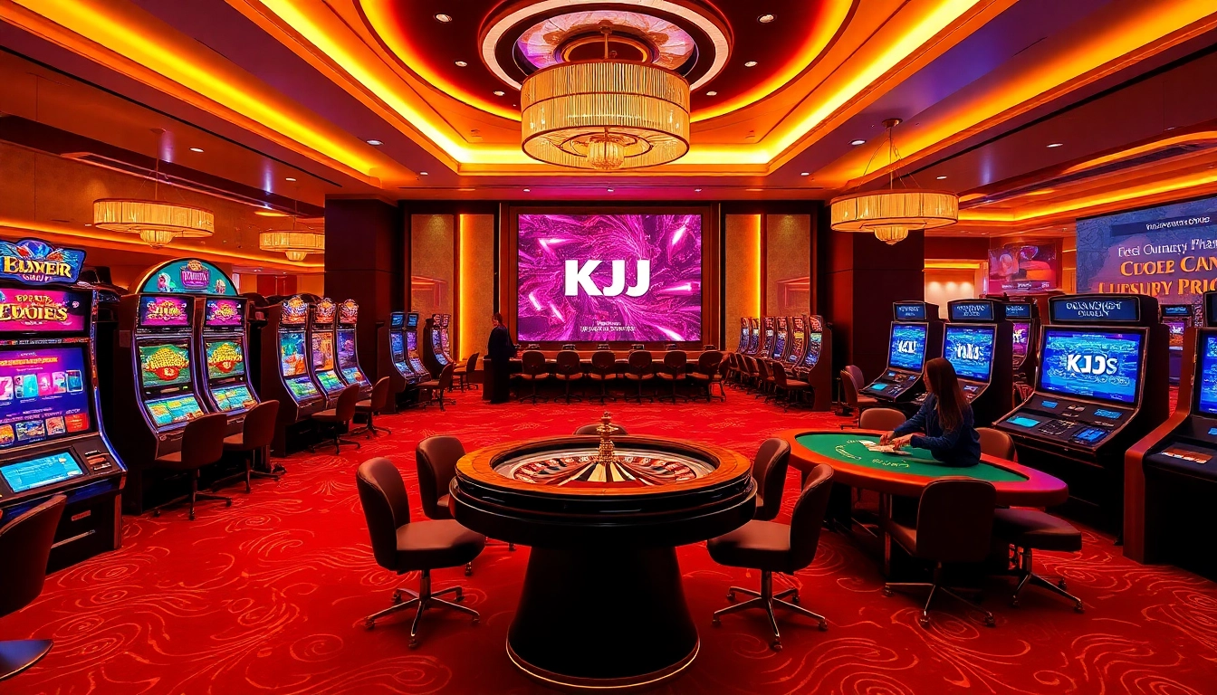 KJC casino offers an exhilarating gaming experience with vibrant slot machines and live poker tables.