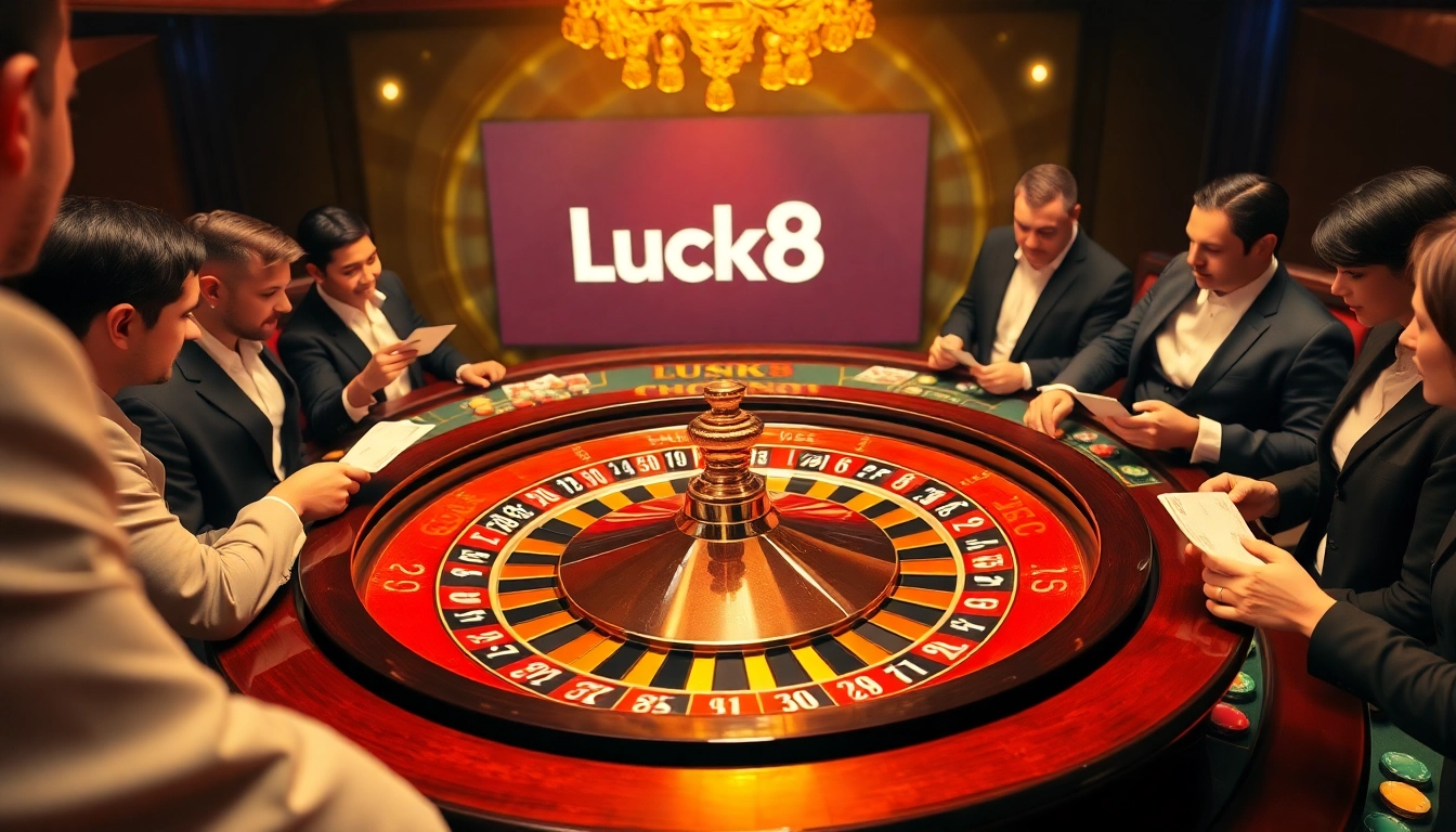 Experience the excitement of dynamic online gambling at trang chủ luck8 with luxurious roulette action.