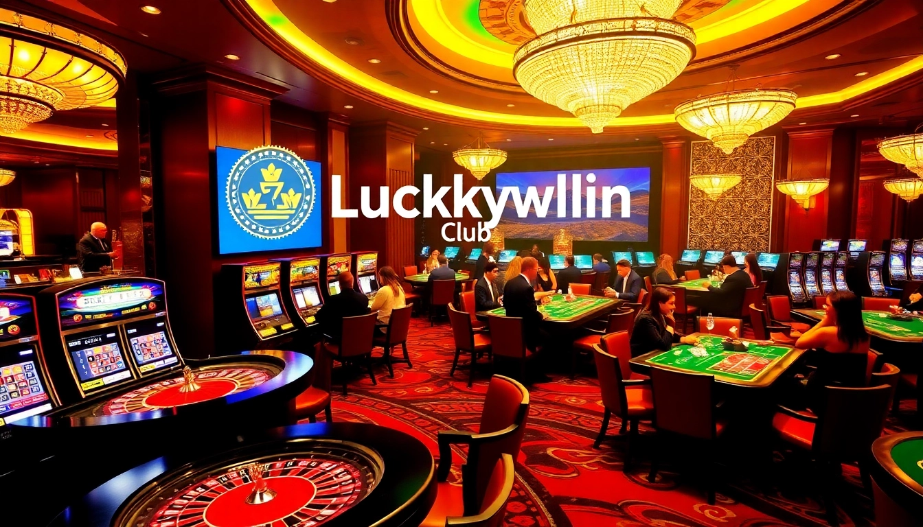 Experience the excitement at Luckywin Club with vibrant casino games and engaging players.