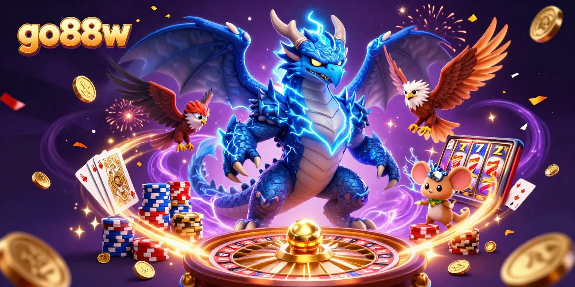 Experience thrilling gaming at go88w with animated wonders and vibrant casino elements.