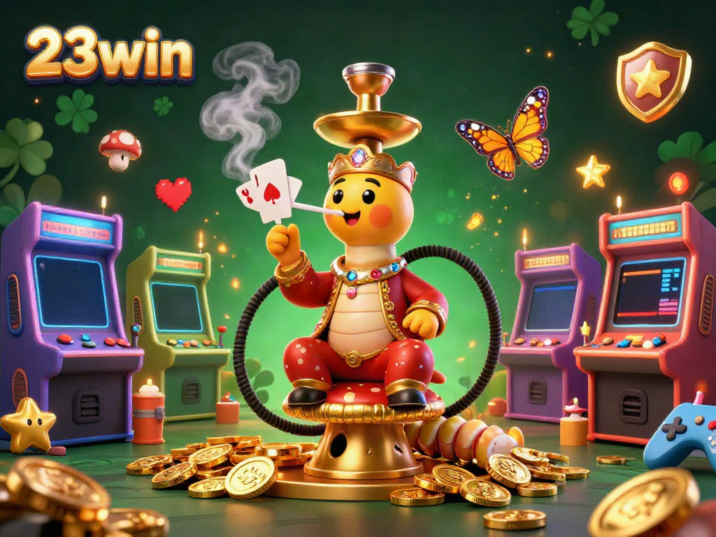 Experience the vibrant 23win casino world with colorful characters and dynamic gaming elements.