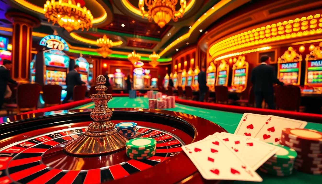 A thrilling scene at 789bet com capturing the excitement of a roulette table and vibrant casino ambiance.