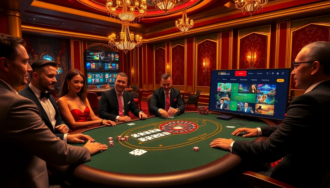 Thrilling poker action at uu88vip.sa com showcasing high-stakes bets and an elegant casino atmosphere.