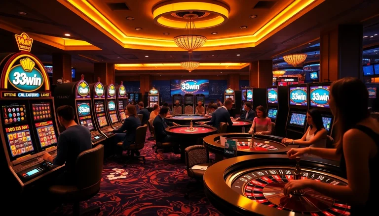 Experience the thrill of 33win with vibrant casino games and engaging gamblers.