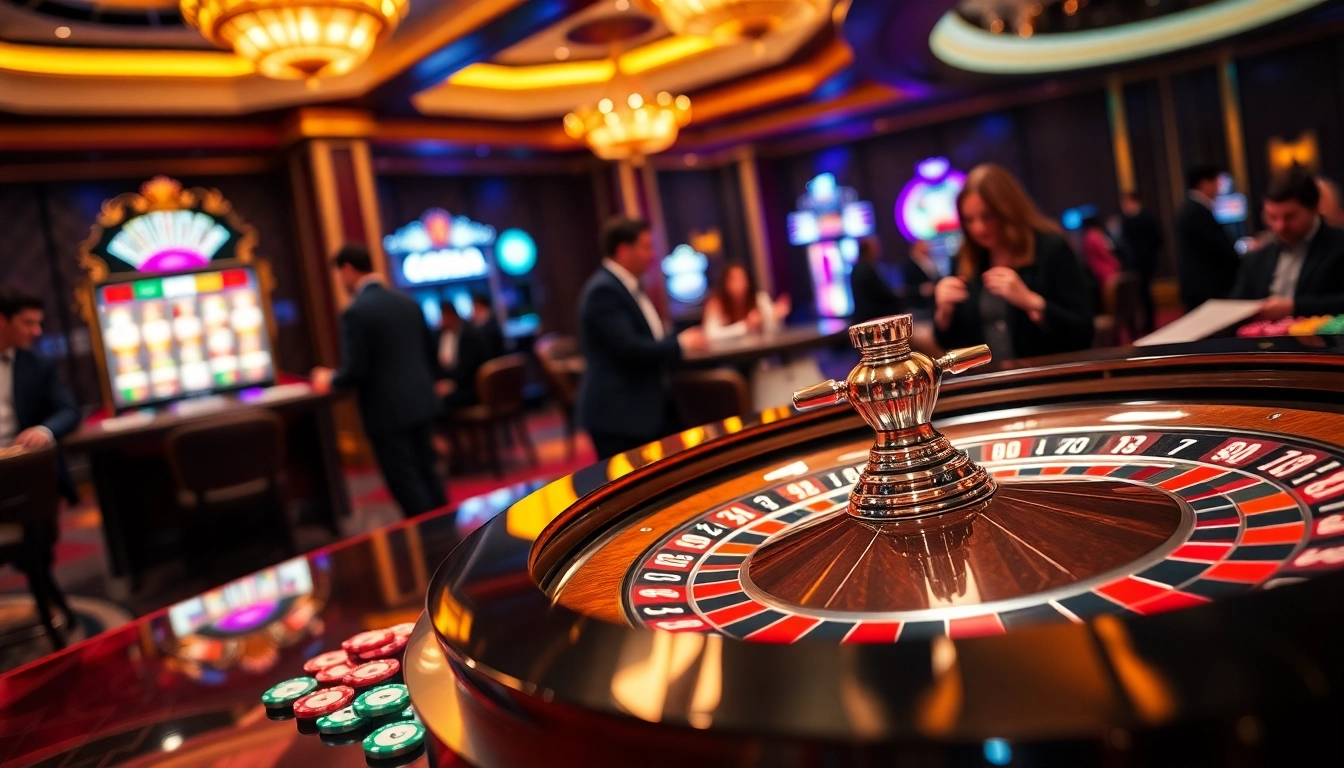 Experience thrilling online gambling at https://nk88s.net/ with vibrant casino tables and joyful players.