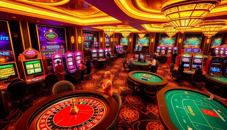 Experience the excitement of Fb88 casino gaming with vibrant tables and lively players.