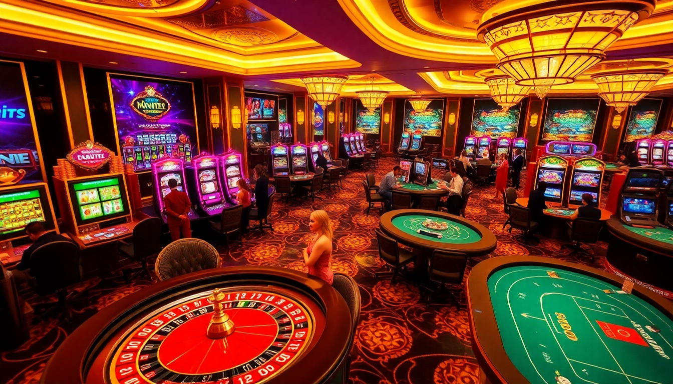 Experience the excitement of Fb88 casino gaming with vibrant tables and lively players.