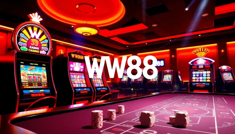 Experience thrilling gameplay at WW88 with immersive casino tables and vibrant slot machines.