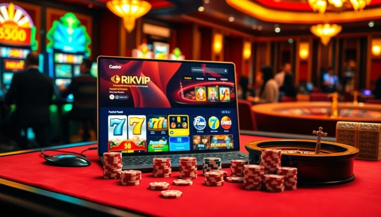 Experience play rikvip with dynamic online casino visuals showcasing advanced gaming interfaces and excitement.
