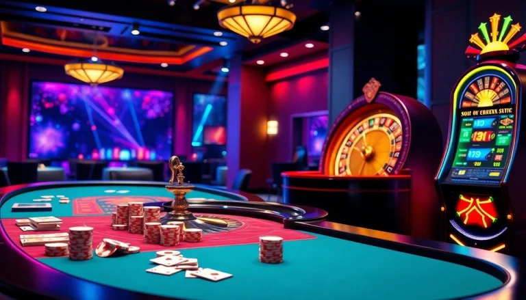 Experience online excitement with rikvip's vibrant casino atmosphere featuring poker and slots.