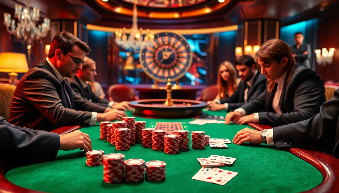 Experience the thrill of winning at poker with VaoluoiTV, featuring vibrant casino action and luxurious settings.