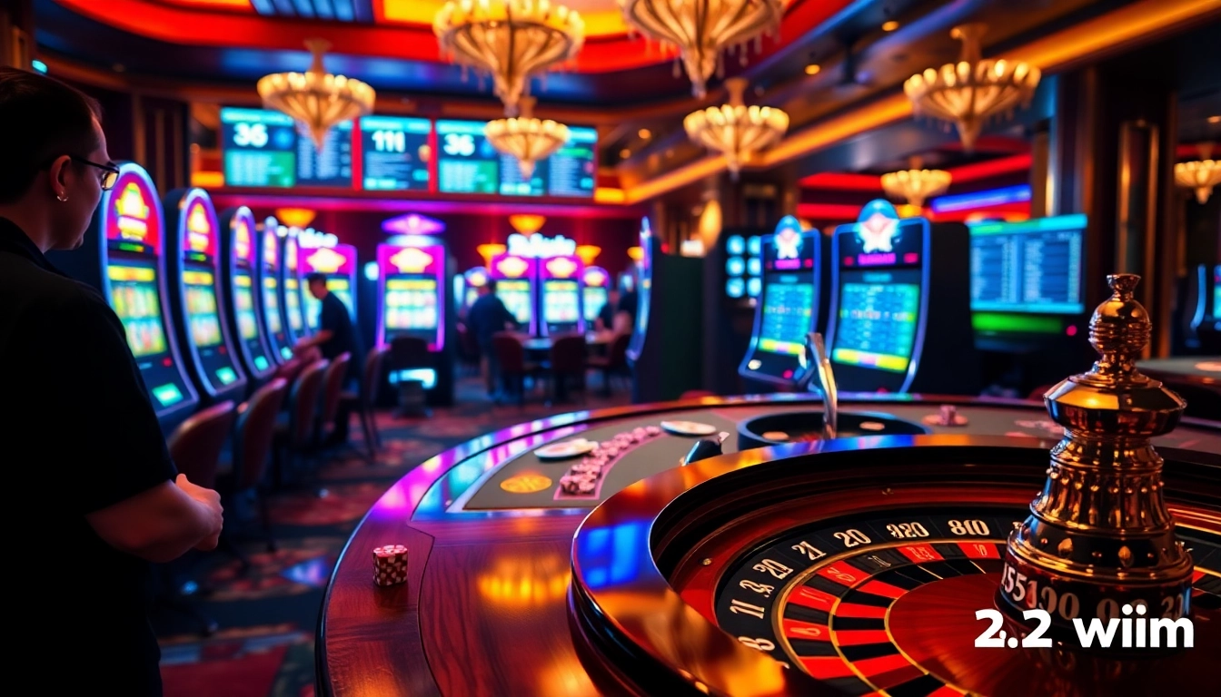 Engaging with vibrant slot machines at 32win.com casino, showcasing excitement and professional gambling.