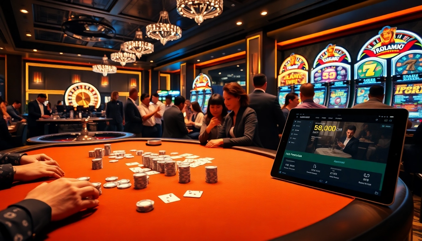 Experience the excitement of gambling at https://f8beta2.support/ with vibrant casino visuals of poker tables and roulette wheels.