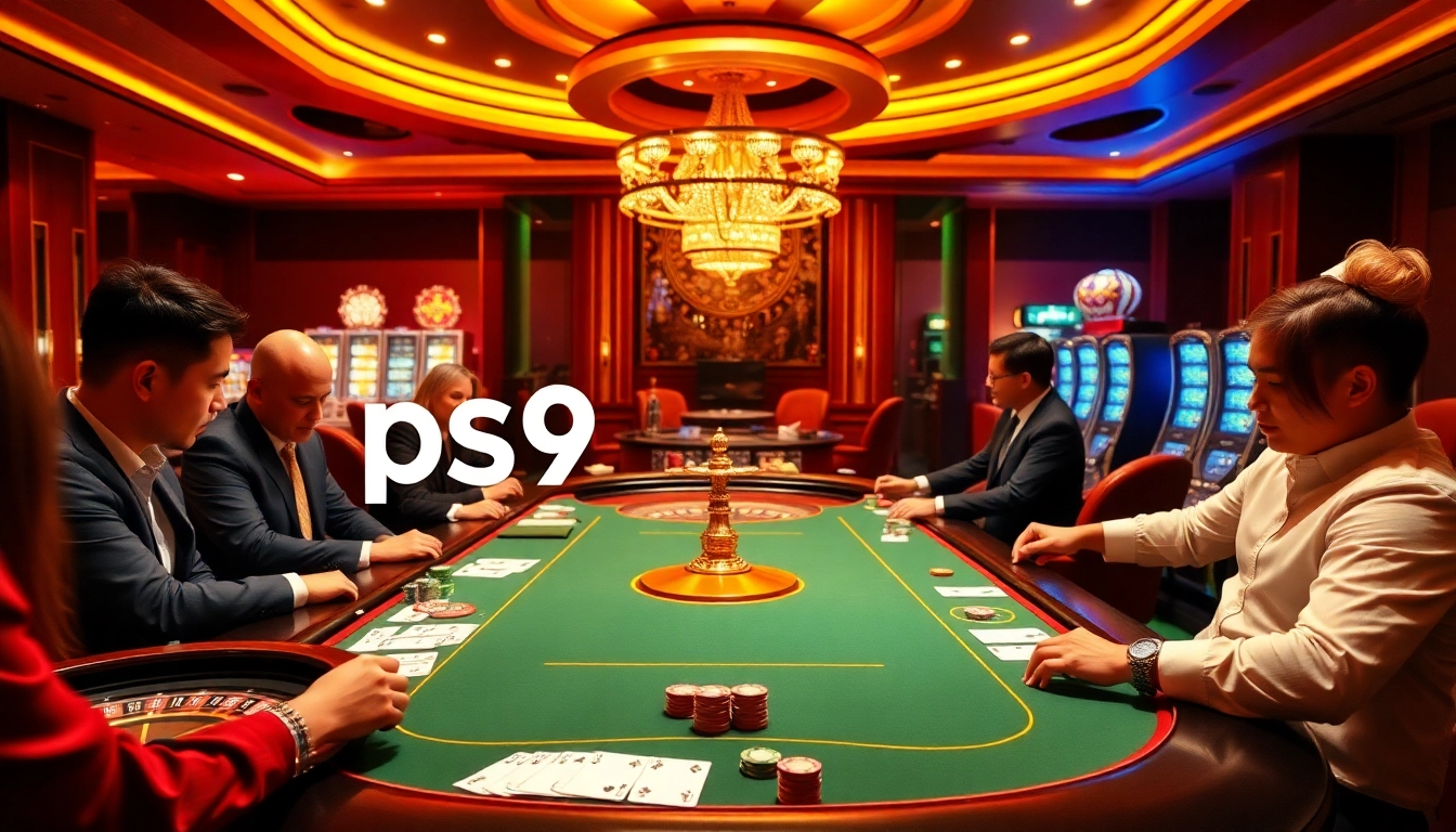 Experience thrilling gambling action on ps99seo.com with vibrant casino tables and professional players.