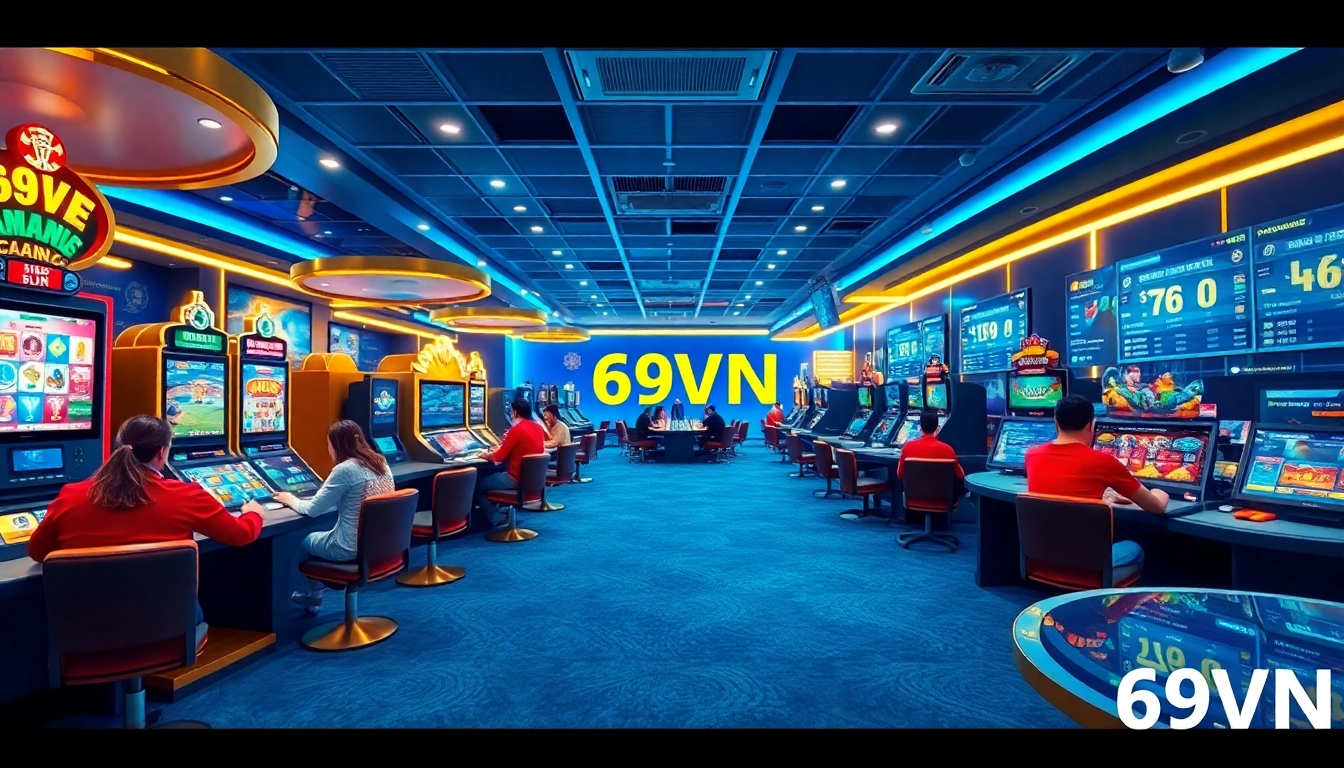 Experience the excitement of 69VN's dynamic online casino environment with secure, interactive gaming options.